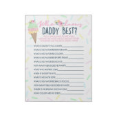 Ice Cream Wie kent papa Beste Douche Game Pack Notitieblok (Linkerzijde)