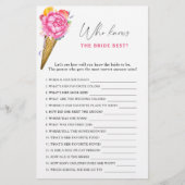 Ice cream - Wie weet de bruid beste spel (Voorkant)