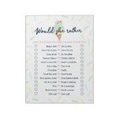 Ice Cream wil dat ze liever Vrijgezellenfeest Game Notitieblok (Linkerzijde)