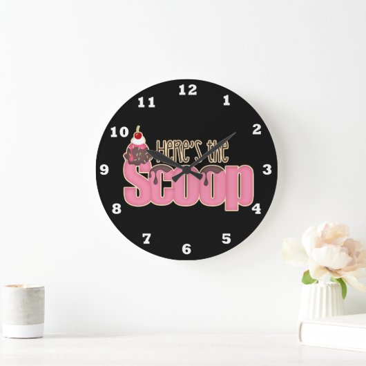 Ice Cream-winkel — niet-draaiende klok (Huis)