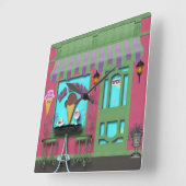 Ice Cream-winkelklok Vierkante Klok (Hoek)