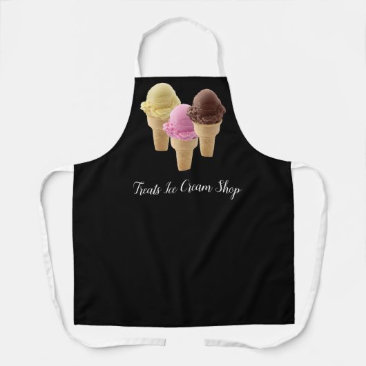 Ice Cream-winkelpersoneel Schorten (Voorkant)