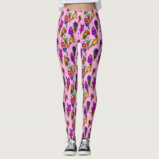Ice Cream Women's Leggings (Voorkant)