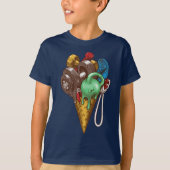 Ice Cream Workout T-Shirt (Voorkant)