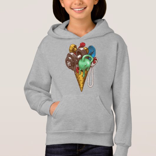 Ice Cream Workout T-Shirt (Voorkant)