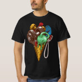 Ice Cream Workout T-Shirt (Voorkant)