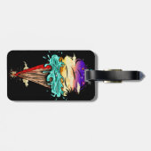 Ice Cream World Bagagelabel (Achterkant horizontaal)