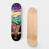Ice Cream World Persoonlijk Skateboard (Voorkant)