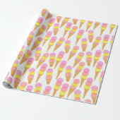 Ice Cream Wrapping Paper Cadeaupapier (Uitgerold)