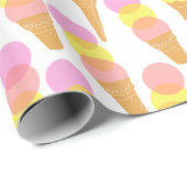 Ice Cream Wrapping Paper Cadeaupapier (Rol Hoek)