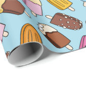 Ice Cream Wrapping Paper Cadeaupapier (Rol Hoek)