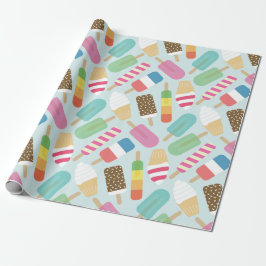 Ice Cream Wrapping Paper Cadeaupapier