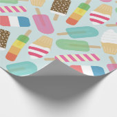 Ice Cream Wrapping Paper Cadeaupapier (Hoek)
