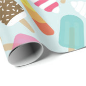 Ice Cream Wrapping Paper Cadeaupapier (Rol Hoek)