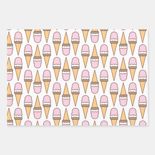 Ice Cream Wrapping Paper Sheets (Voorkant 3)