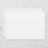 Ice Cream You Scream Fourth Birthday Invitations Kaart (Achterkant)