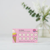 Ice Cream Yummy Ice Cream Good - Loyalty Kaart (Staand voorkant)