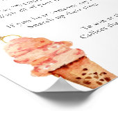 Ice Cream Zet een ring op het Vrijgezellenfeest Ga Poster (Hoek)