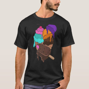 Ice Cream Zomer Snoepjes Dessert Ice Cream Premium T-shirt