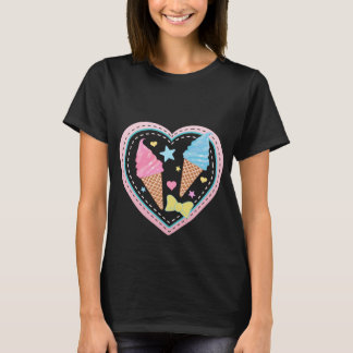 Ice Cream - zwart T-shirt