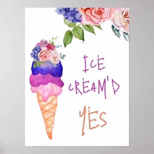 Ice Cream'd Ja Vrijgezellenfeest ze is opgeslokt Poster (Voorkant)