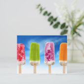 Ice Creams Briefkaart (Staand voorkant)
