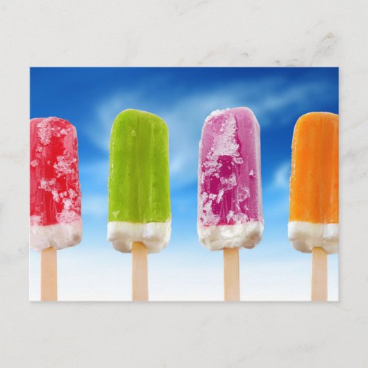 Ice Creams Briefkaart (Voorkant)