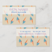 Ice Creams Business Kaart Visitekaartje (Voorkant / Achterkant)