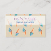 Ice Creams Business Kaart Visitekaartje (Voorkant)