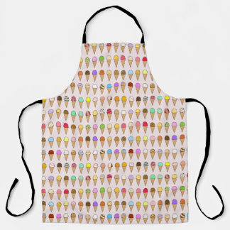 "Ice Creams of Many Flavors" Pattern Schort