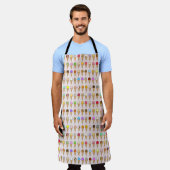 "Ice Creams of Many Flavors" Pattern Schort (Gedragen)