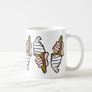 Ice Creams-ontwerp met Ice Cream Cons Koffiemok
