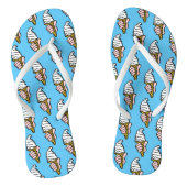 Ice Creams op een paar Teenslippers (Voetbed)