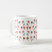 Ice Creams Pattern Koffiemok (Voorkant links)