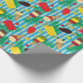 Ice Creams Popsicles Fruit Salad Patroon Cadeaupapier (Hoek)