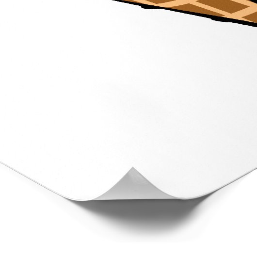 Ice CreamShop-Poster Poster (Hoek)