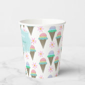 Ice Crean Cone Papieren Bekers (Links)