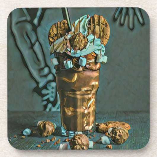 Ice crème bier onderzetter (Voorkant)