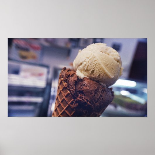 Ice crème Cone Poster (Voorkant)