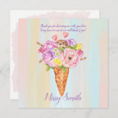 Ice crème douche, Vrijgezellenfeest bedankt (Voorkant / Achterkant)