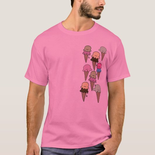 Ice crème droom t-shirt (Voorkant)