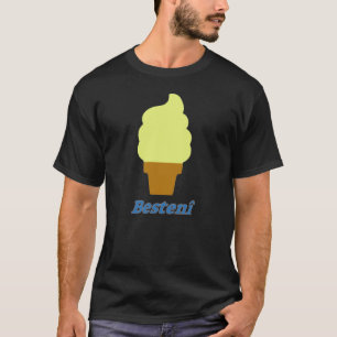 Ice crème en de tekst Bestenî T-shirt