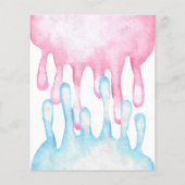 Ice crème Gender onthullen Vernissen voor Baby Kaa (Achterkant)