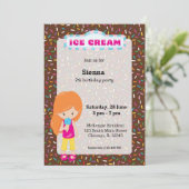 Ice crème kaart (Staand voorkant)