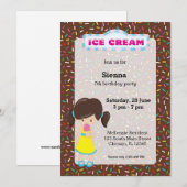 Ice crème kaart (Voorkant / Achterkant)