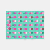 Ice crème kegels fleece blacket (Voorkant (Horizontaal))