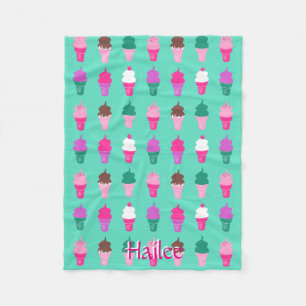 Ice crème kegels fleece blacket deken