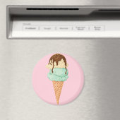 Ice crème-kool magneet (Insitu (Vaatwasser))