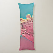 Ice crème, kunstwerk lichaamskussen (Achterkant (Verticaal))