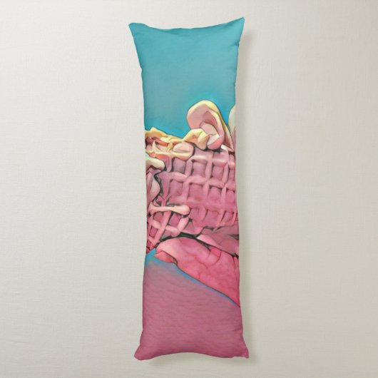 Ice crème, kunstwerk lichaamskussen (Achterkant (Verticaal))